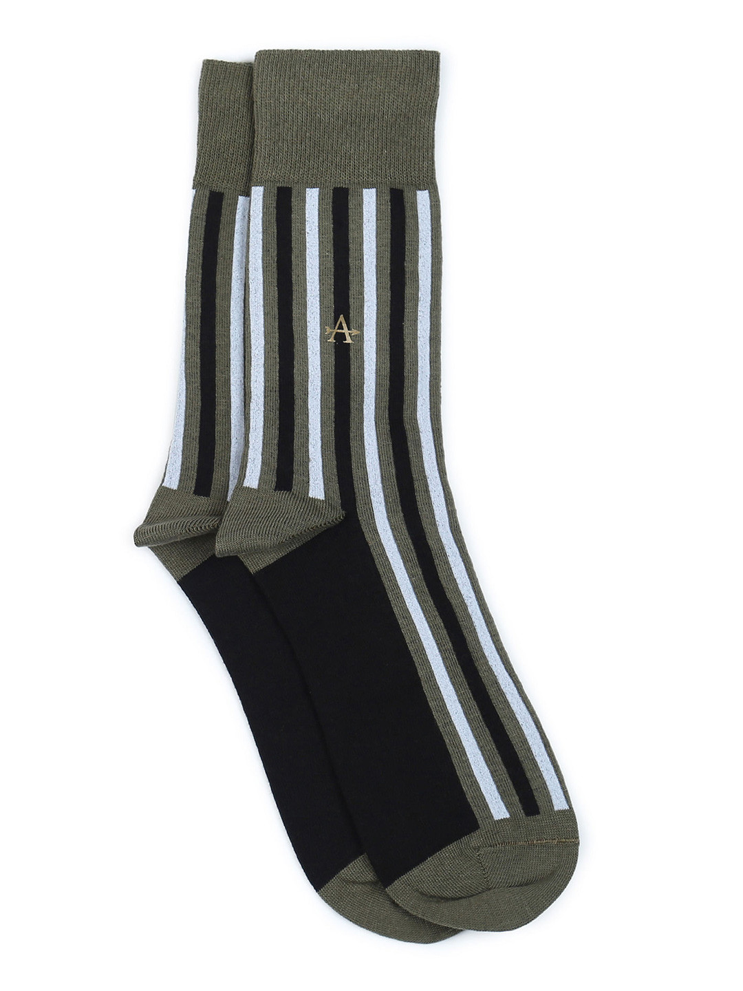 Arrow Men Striped Pure Cotton Ankle Length Socks