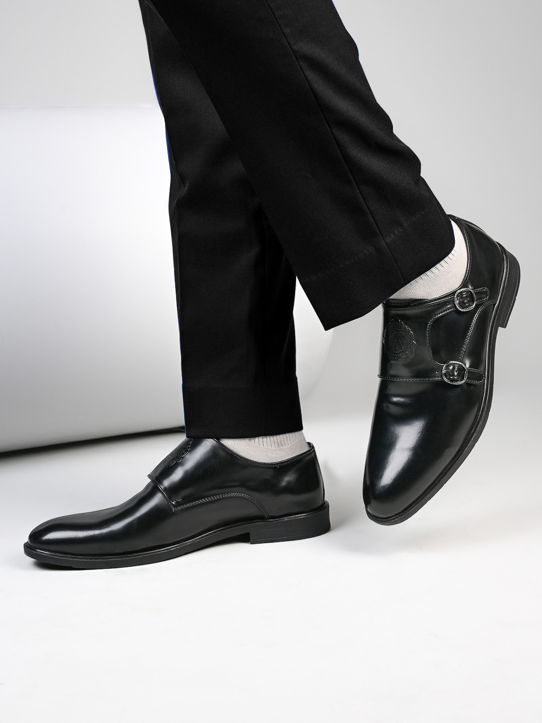 Alberto Torresi Men Black Formal Shoes