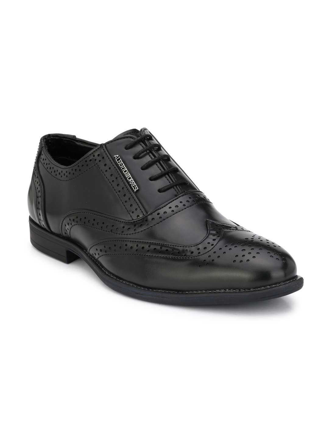 Buy Alberto Torresi Men Black Formal Shoes Formal Shoes for Men 2716536 Myntra