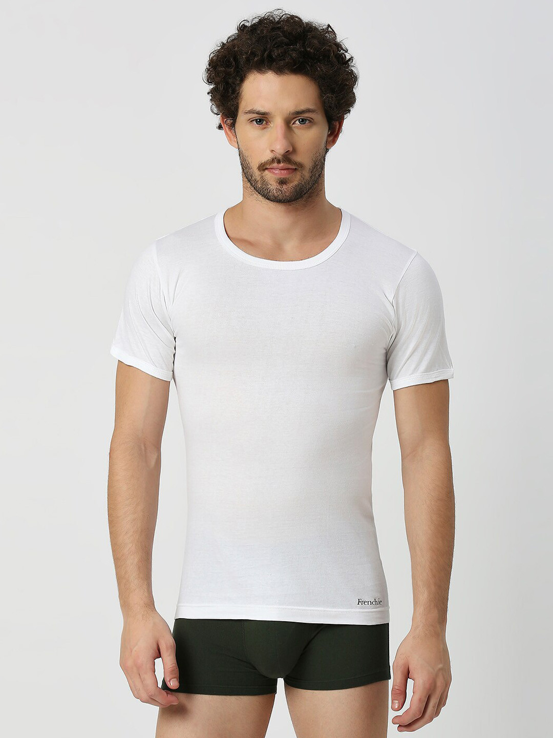 FRENCHIE Pack Of 6 Pure Cotton Innerwear Vests- FR-MI-VS-OXYRS-2X5-80-PO6