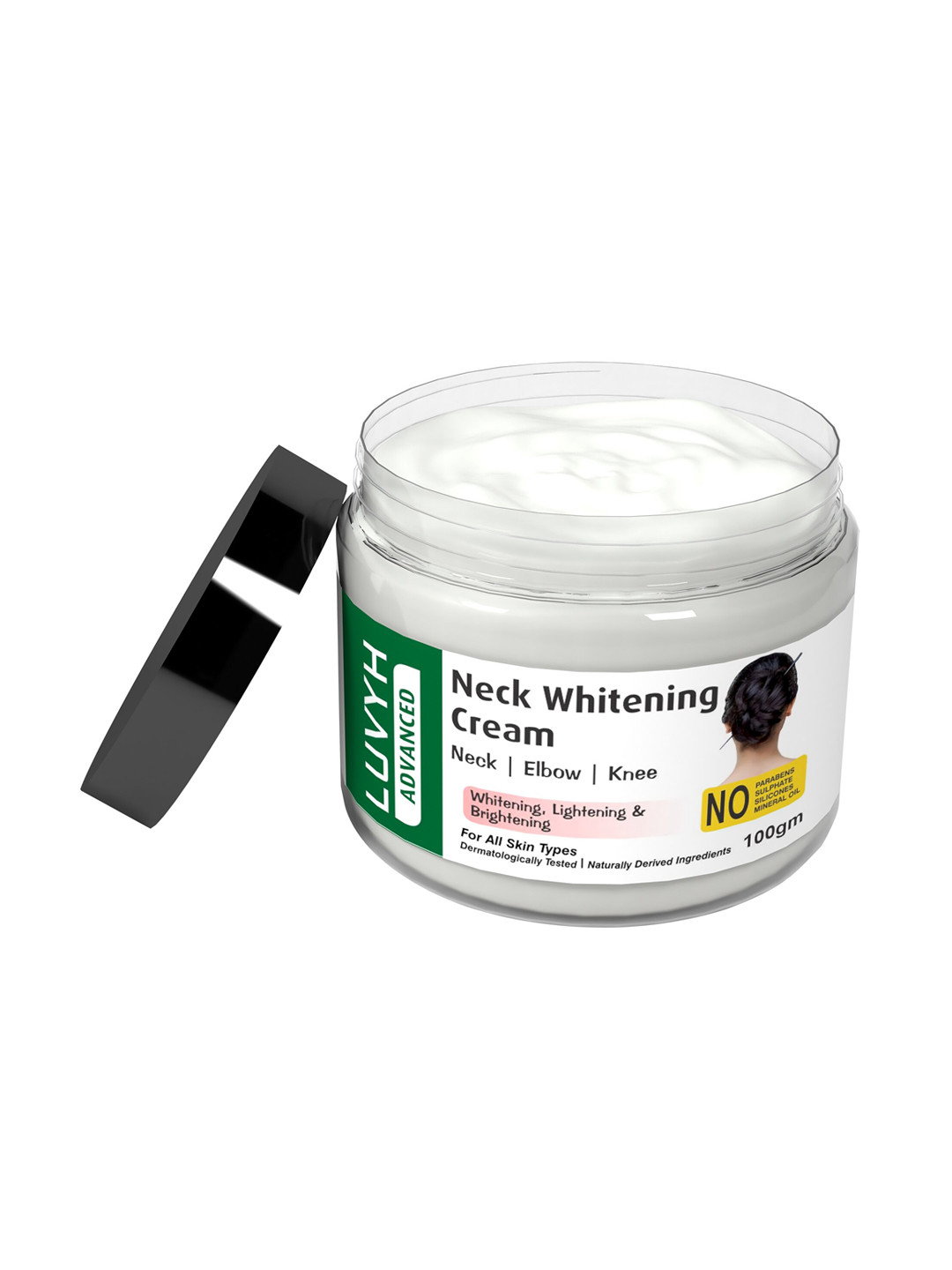 LUVYH Hyperpigmentation Dark Spots Deeply Moisturizes &  Reduces Dryness Neck Cream 100g