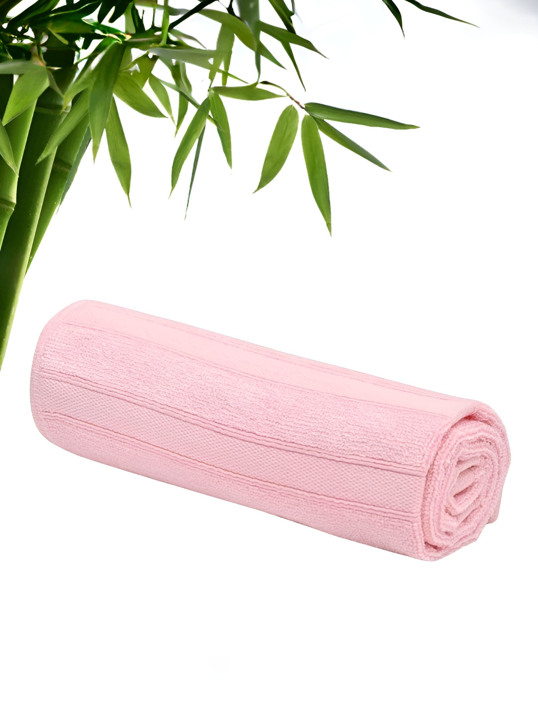 The Better Home Pink Bamboo 600 GSM Bath Towel