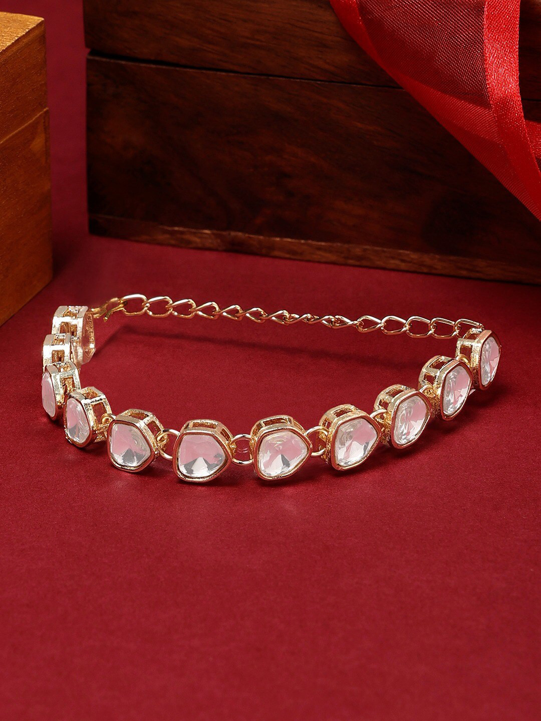 AMI Women Gold-Plated Wraparound Bracelet