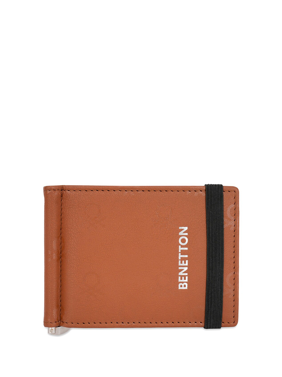 United Colors of Benetton Leather Money Clip Wallet