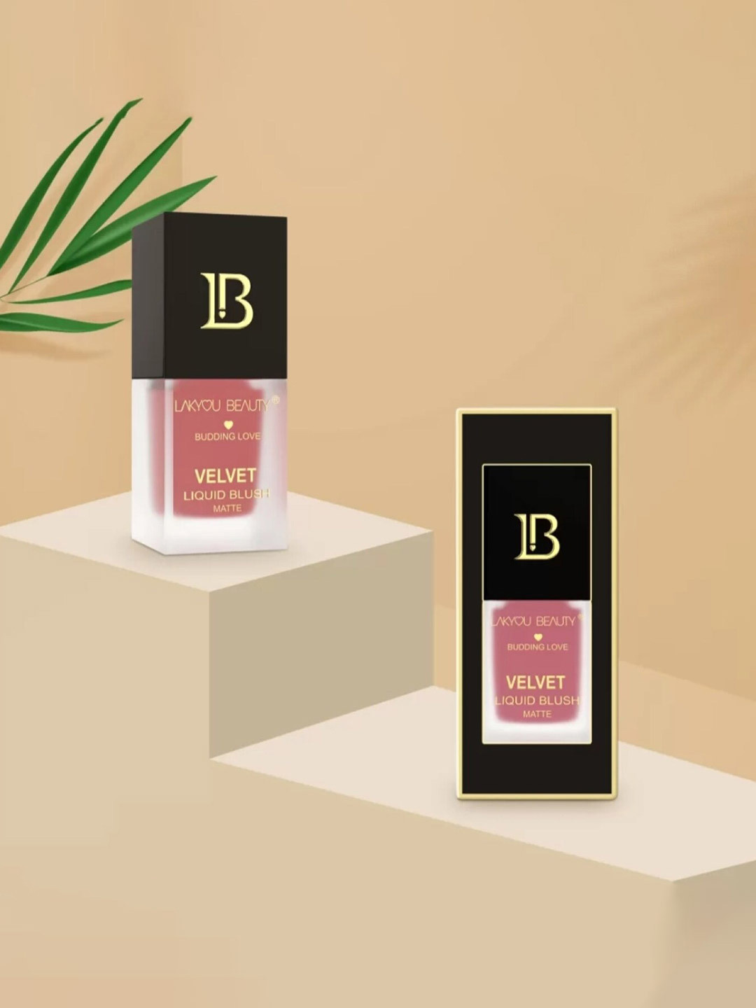 LAKYOU BEAUTY Budding Love Velvet Liquid Matte Blush - 15ml - Muted Peach 03