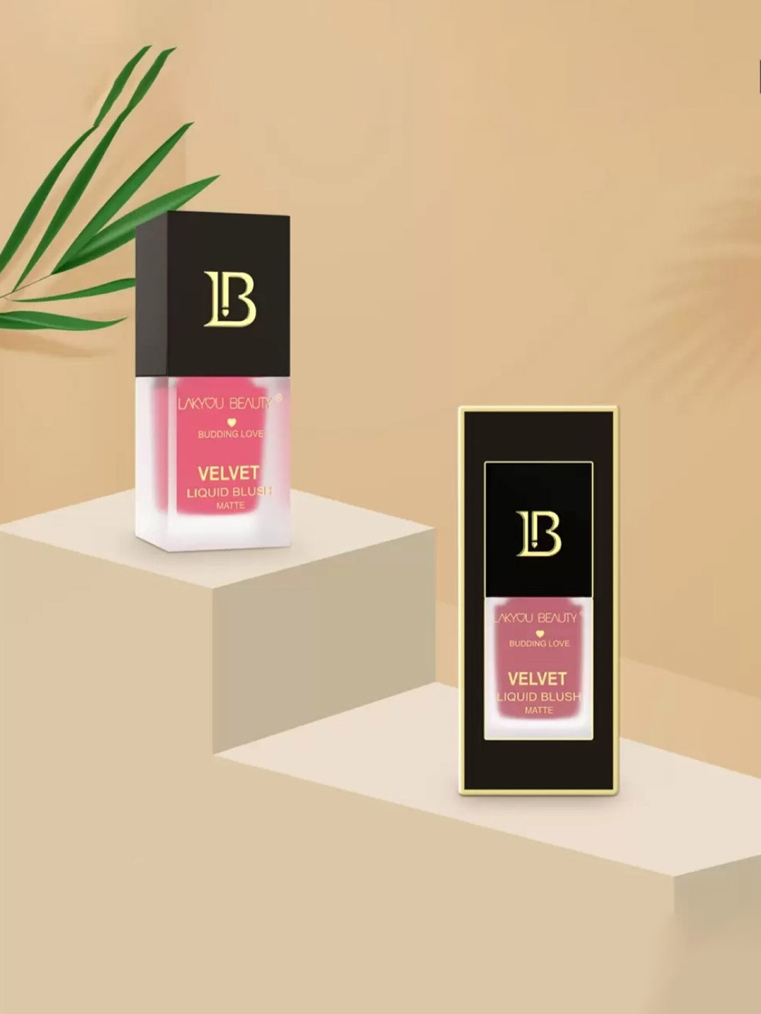 LAKYOU BEAUTY Budding Love Velvet Liquid Matte Blush - 15ml - Rose Pink 02