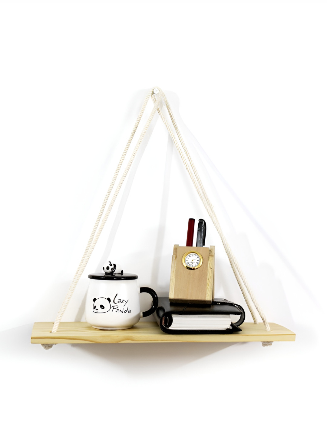 VAH Kya Bat Hai !! Brown MDF Wall Hanging Floating Shelf