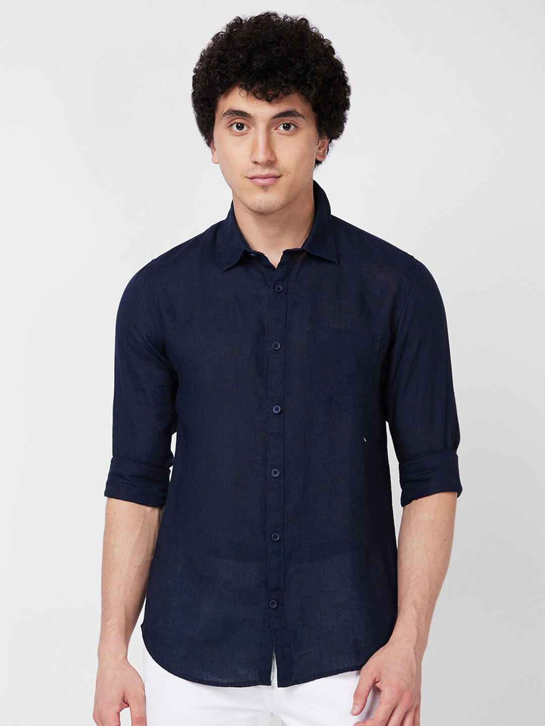 SPYKAR Linen Casual Shirt