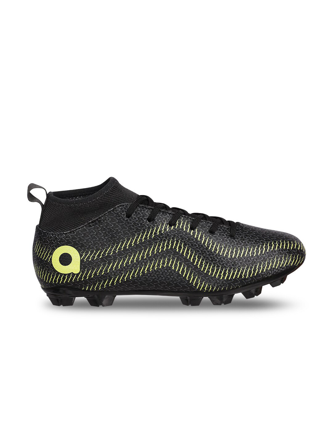 Aivin Black Rattle Snake Pro Football Shoes