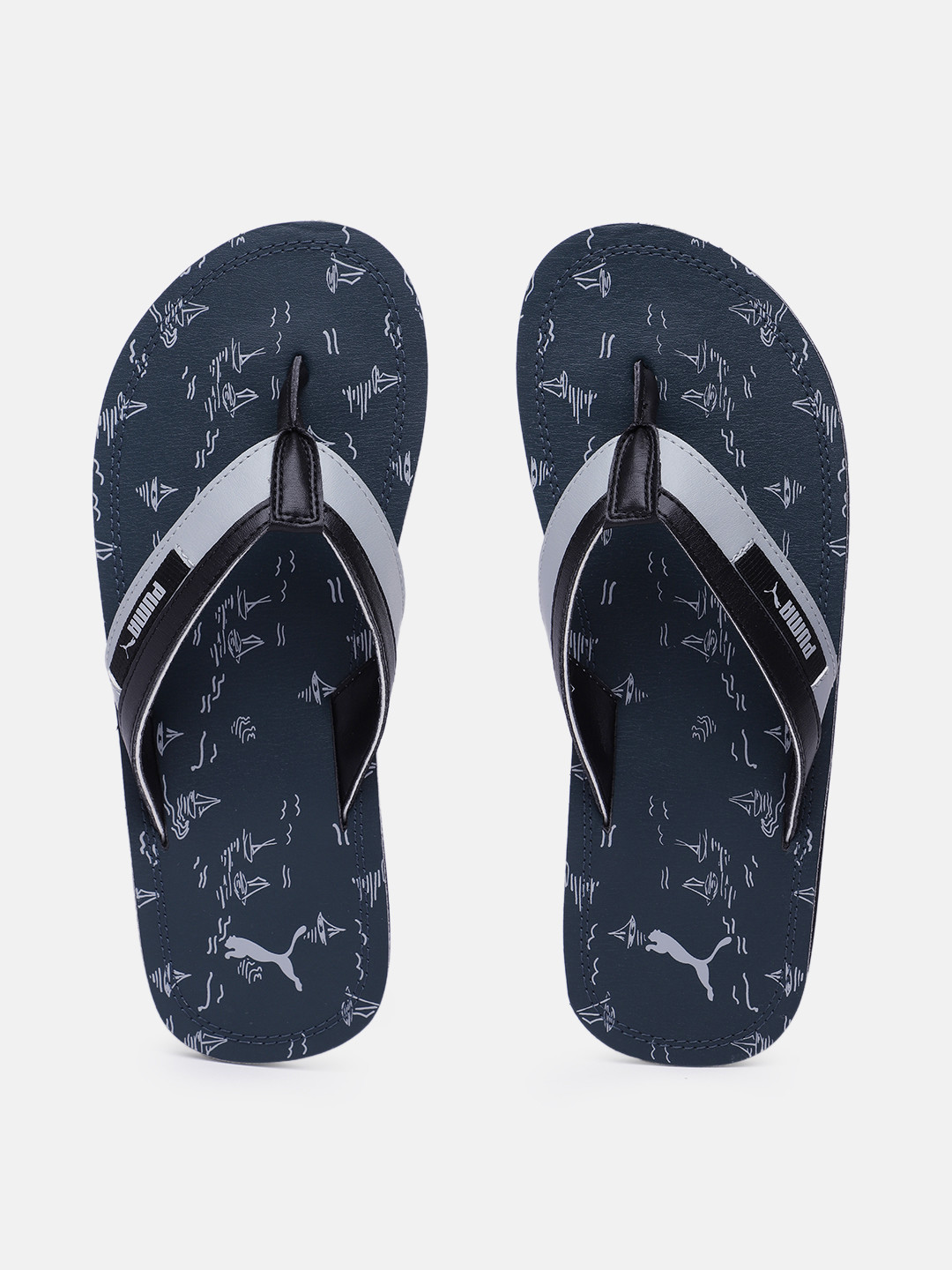 Ketava Men Colourblocked V 3.0 Thong Flip-Flops