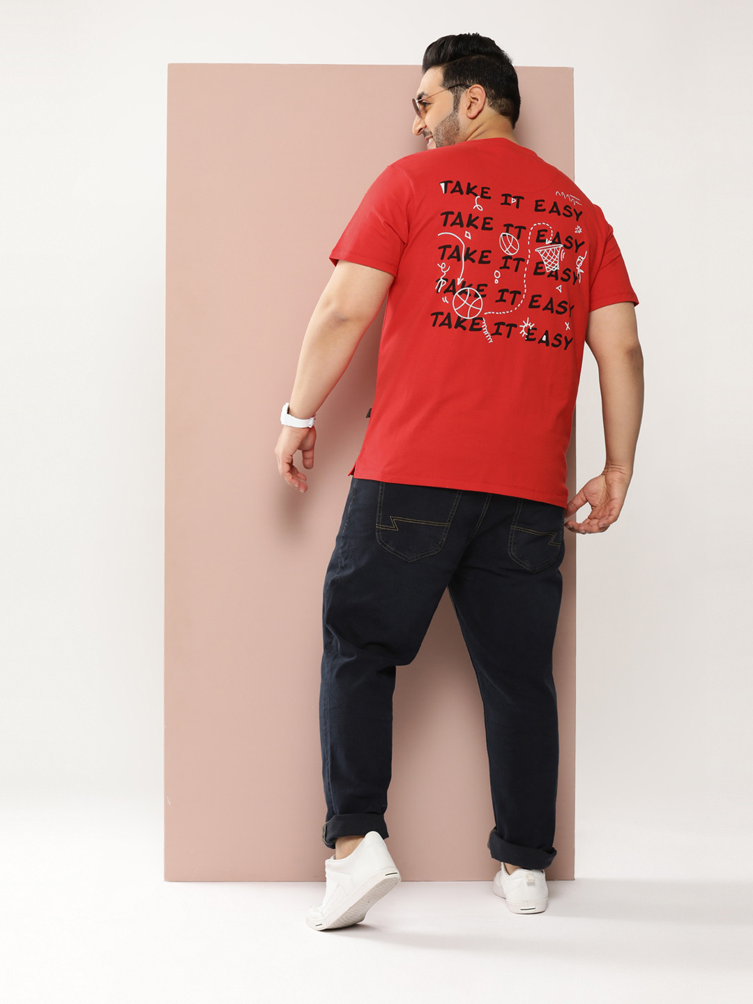 Sztori Men Typography Printed T-shirt
