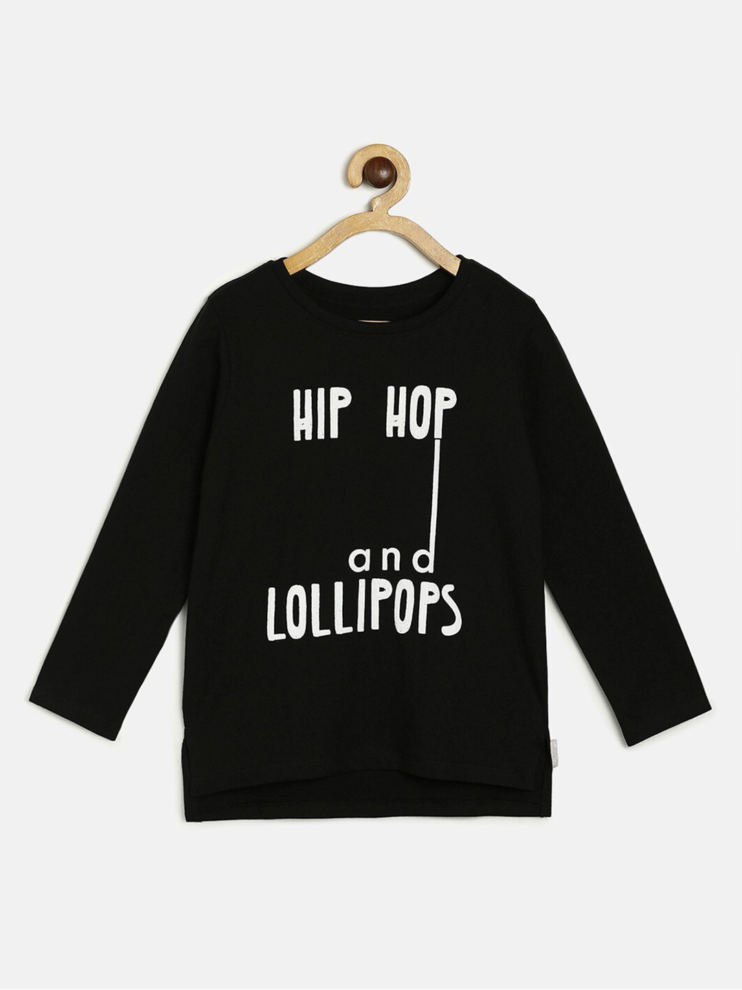 MINI KLUB Girls Print Cotton Knited Top