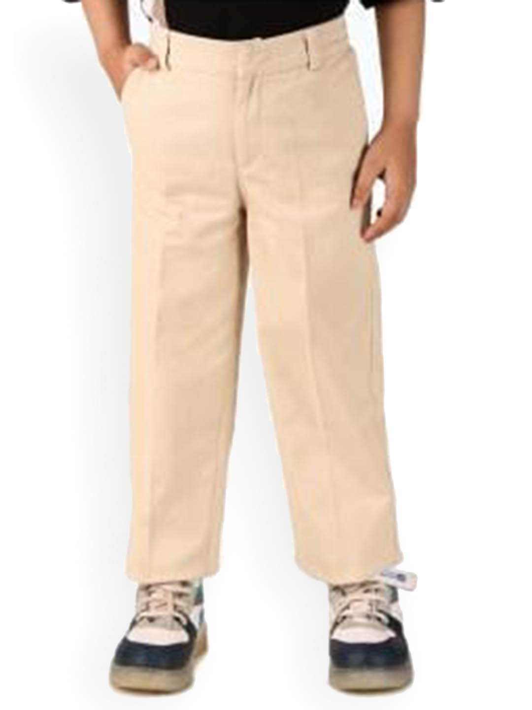 Miyo Boys Smart Slim Fit Pure Cotton Trousers