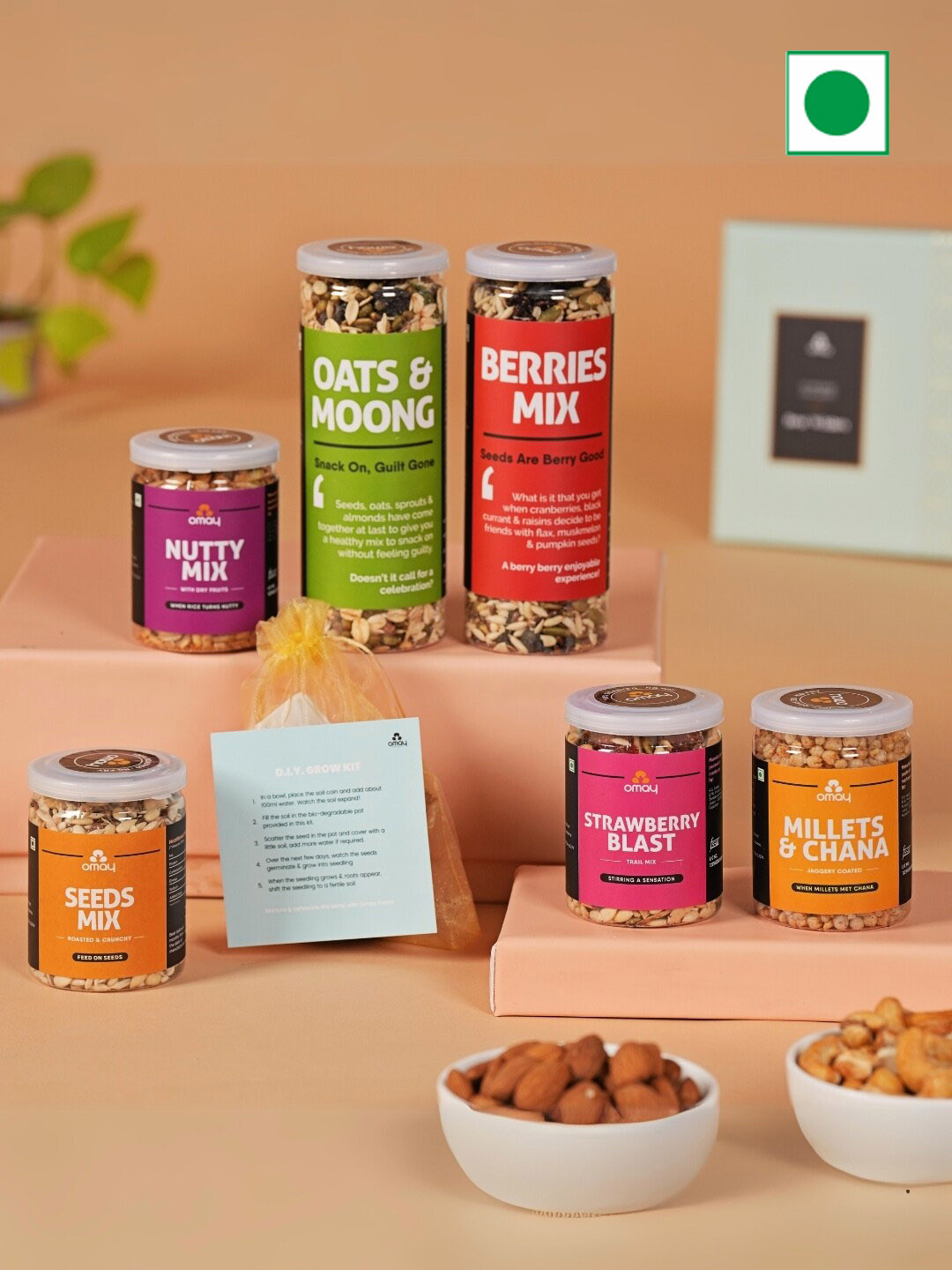 Omay Foods Healthy Grow Kit Gift Box-900g