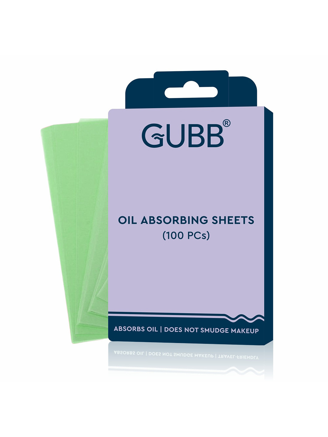 GUBB Oil Absorbing Sheets Tissue Wipes - 100Pcs