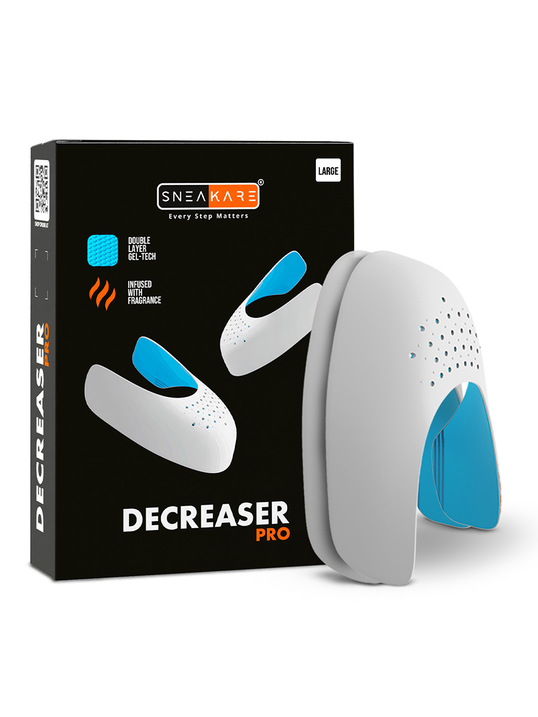 SNEAKARE  Shoe Crease Protector Sneaker Care Decreaser Pro Large with Gel Pad