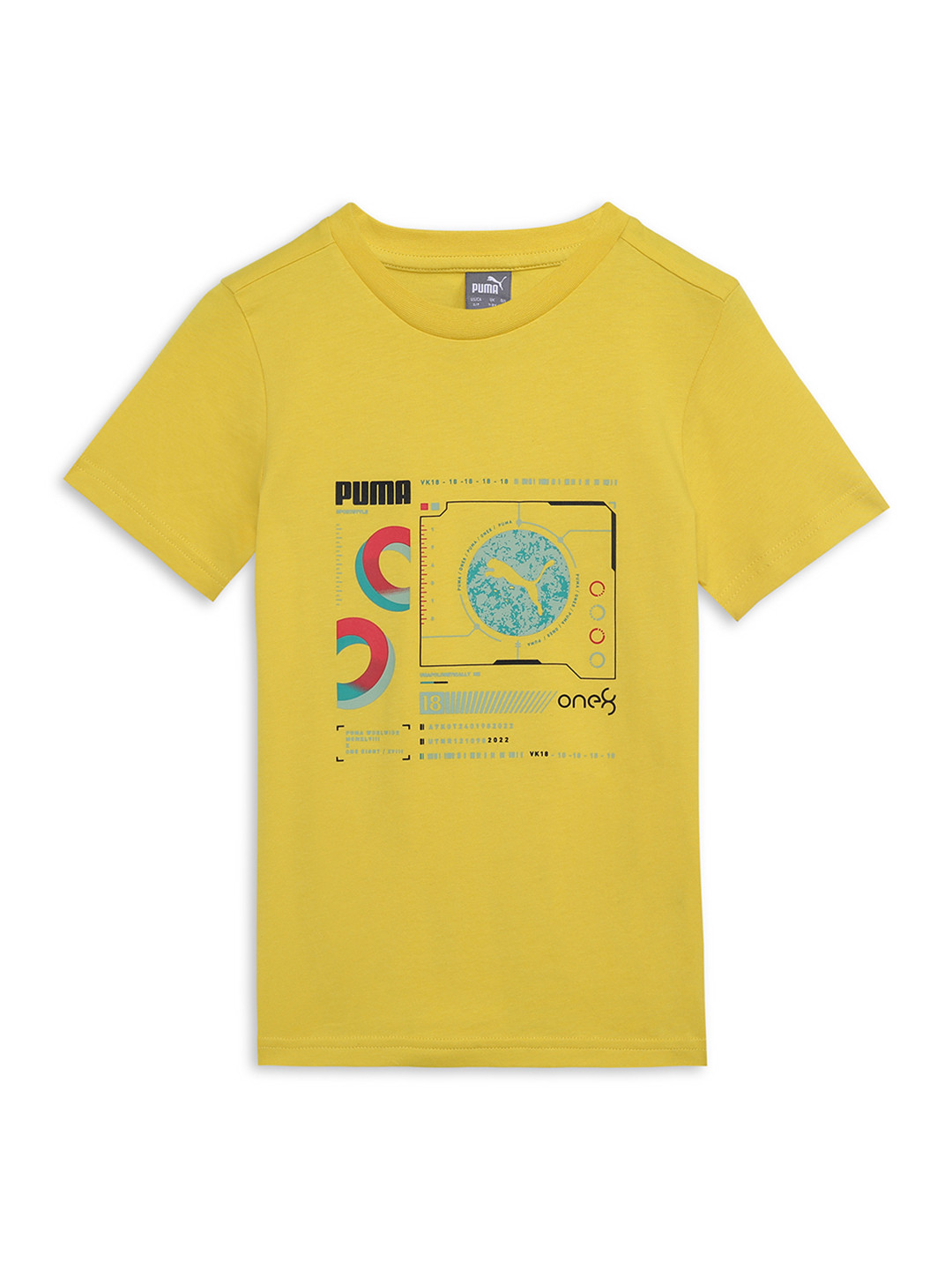 one8 x PUMA Boys Core Elevated Pure Cotton T-shirt