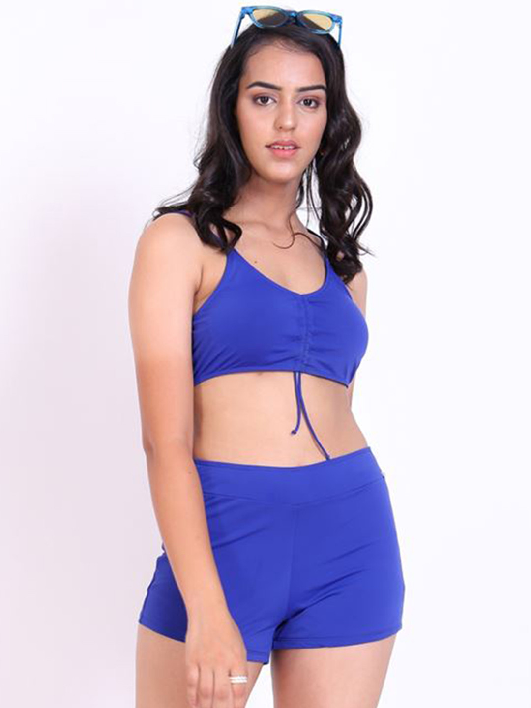 FXM Ruched Swim Set With Shorts
