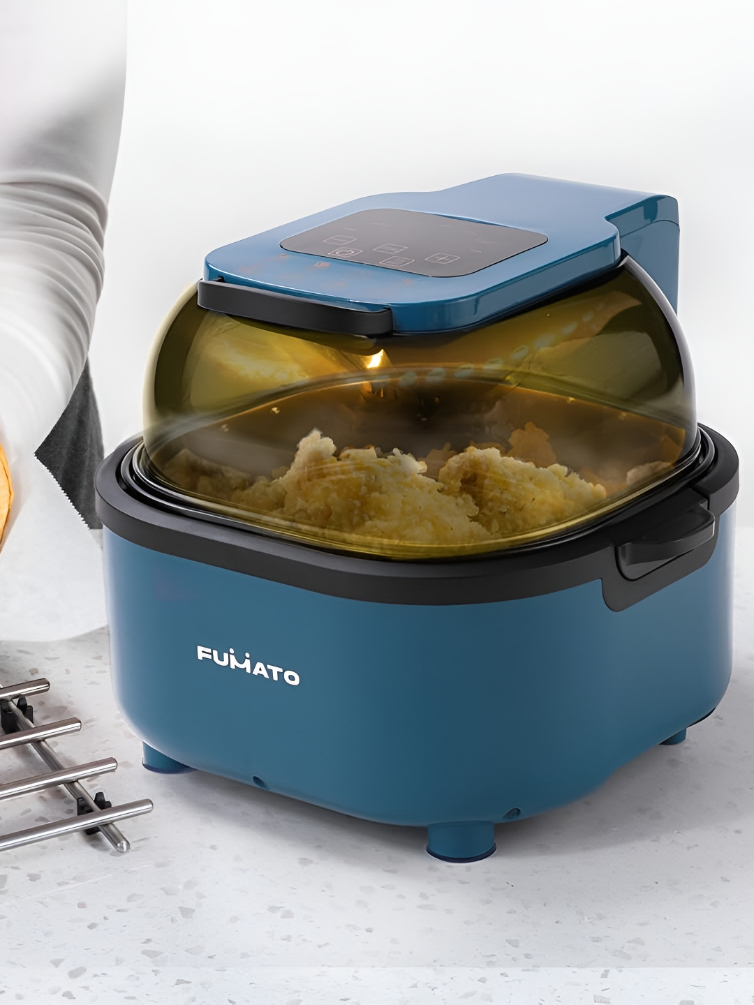 The Better Home Blue & Black Digital Air Fryer-1100W