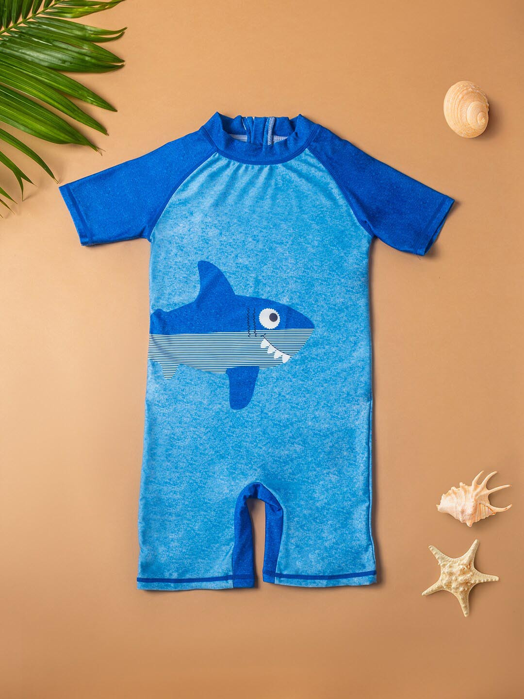 Baby Moo Boys Printed Medium Coverage Legsuit