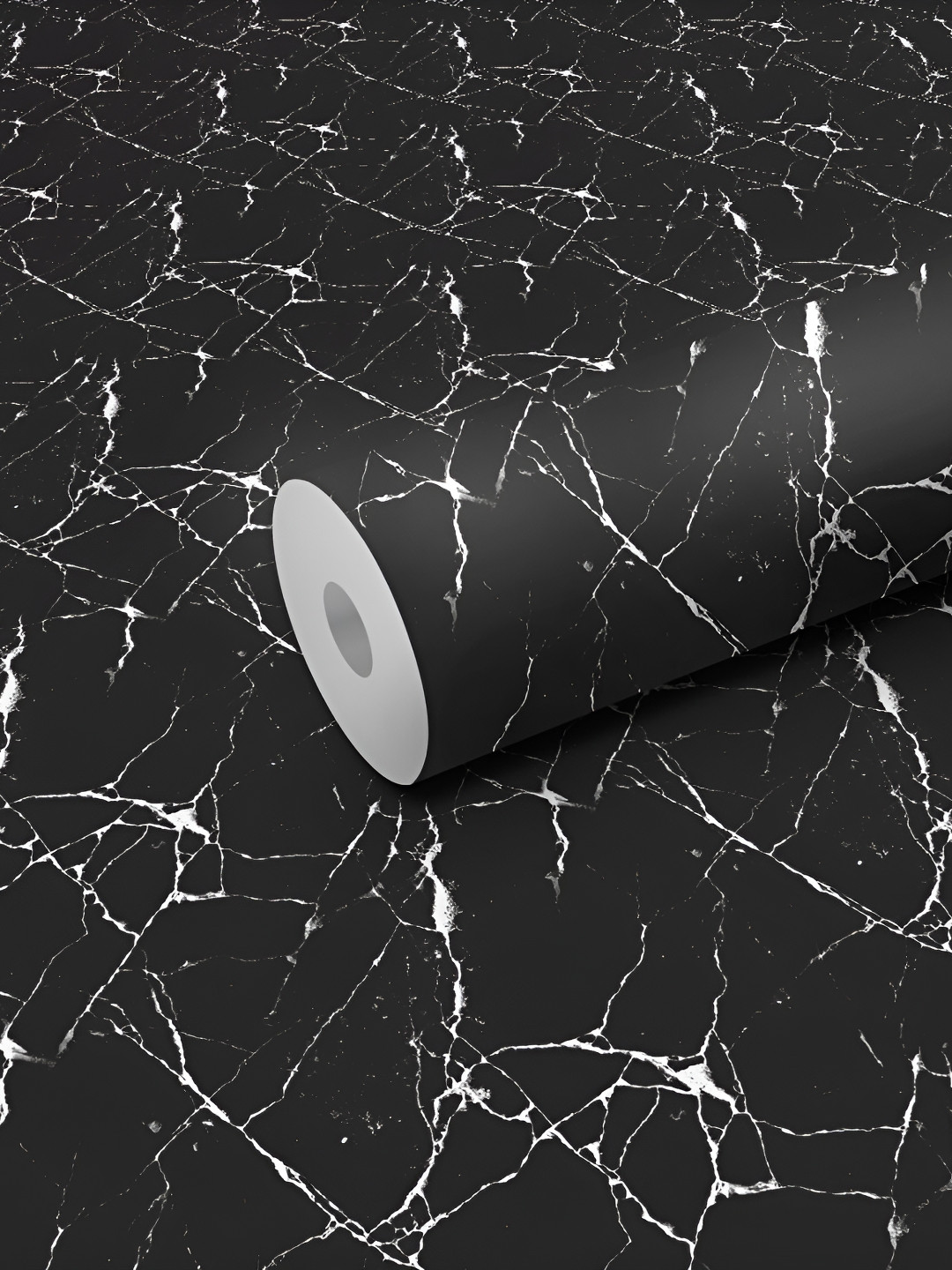 WALLWEAR Black & White Abstract Printed Wall Sticker