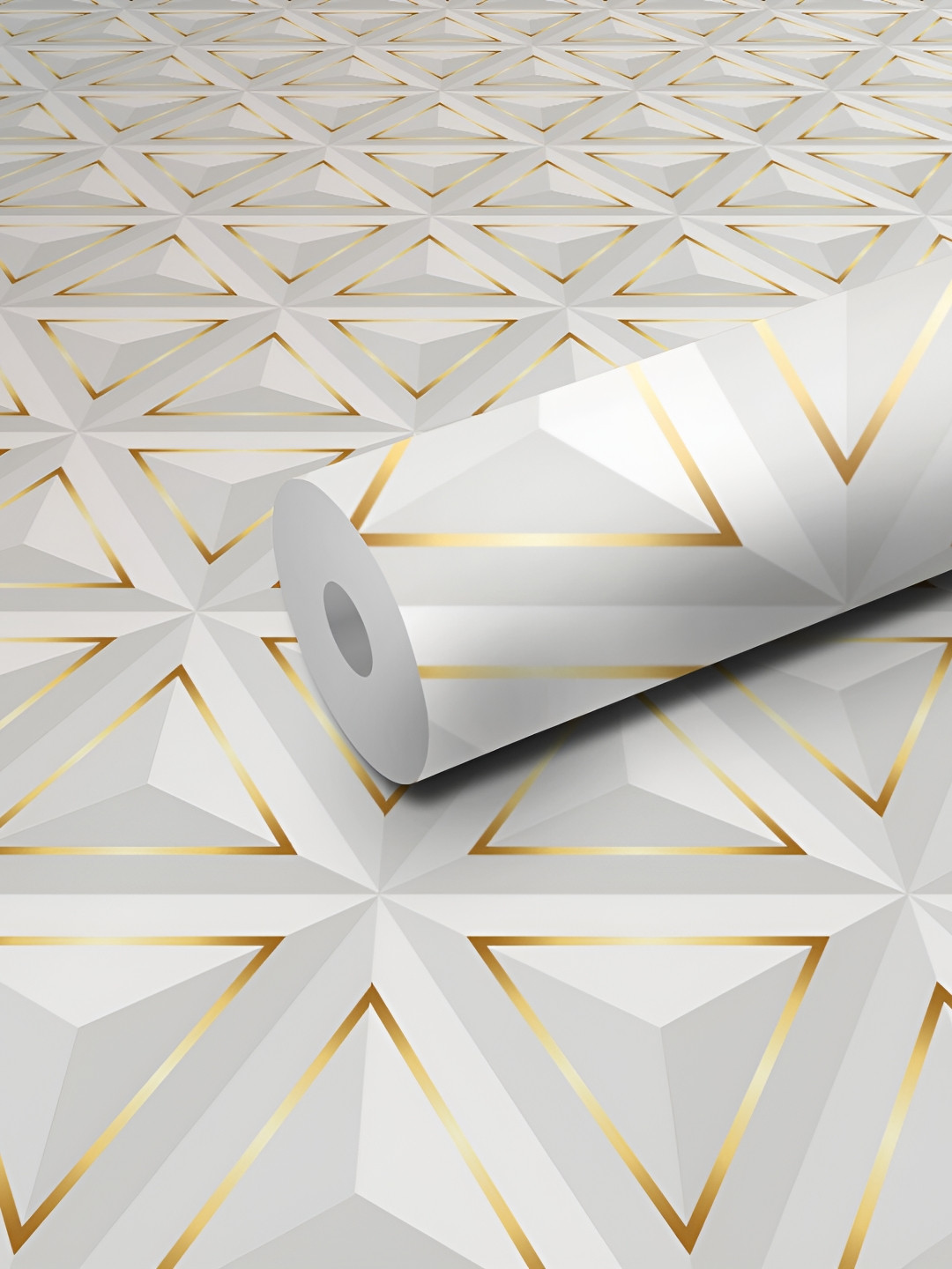 WALLWEAR White Self Adhesive Removable Wallpaper