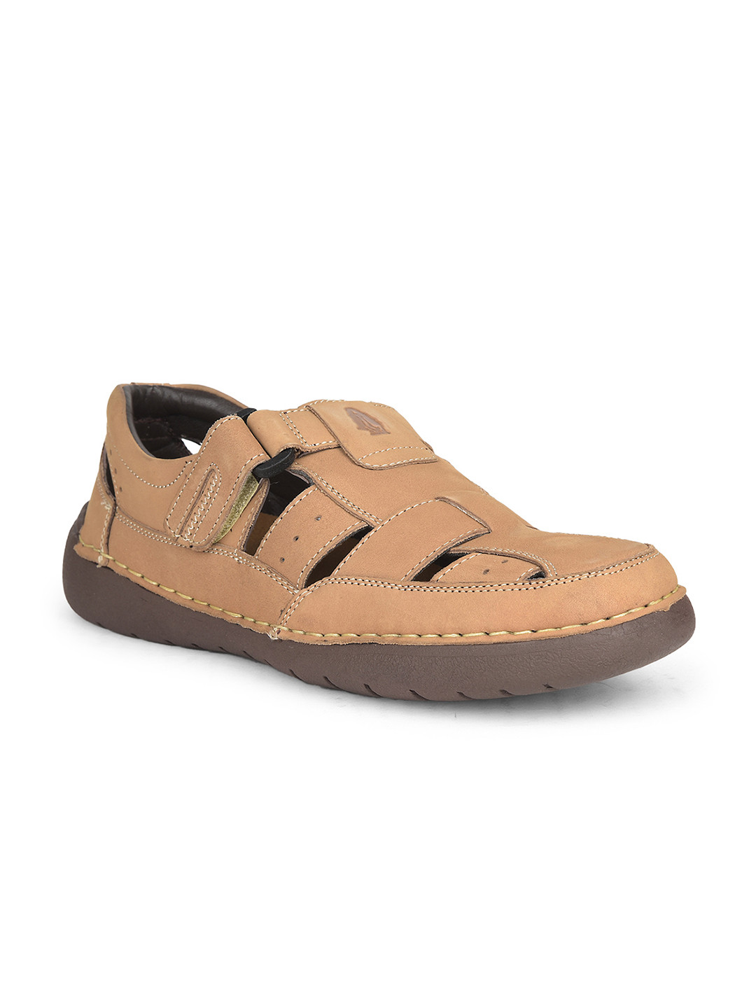 Hush Puppies Men Leather Shoe-Style Sandals