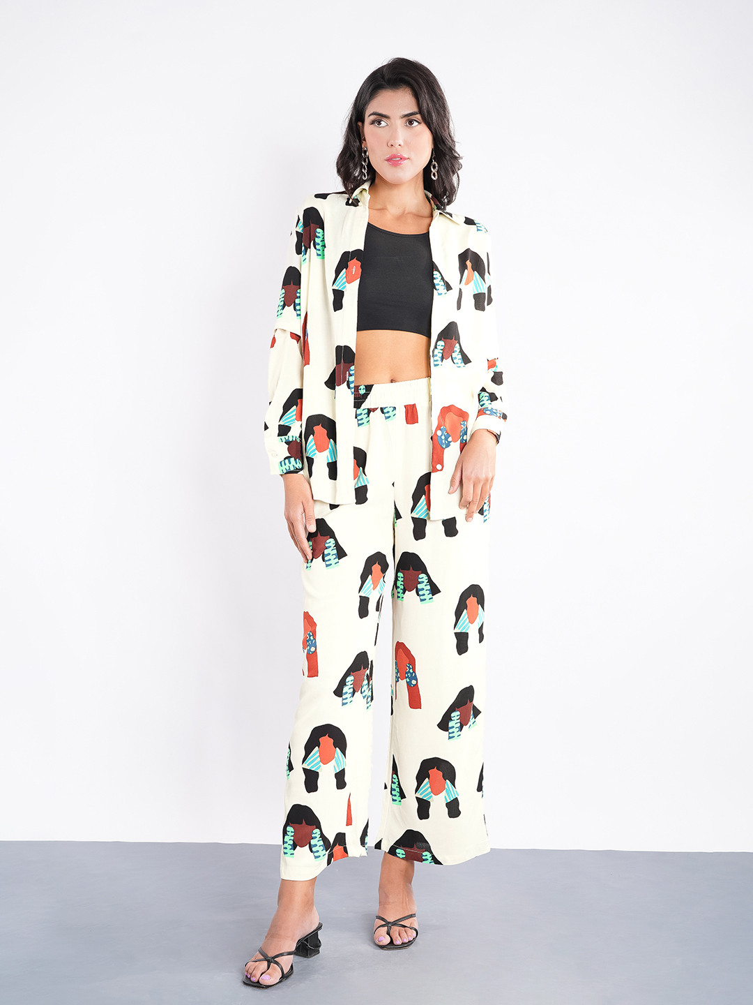 Stylecast X Hersheinbox Printed Smart Casual Co-Ords