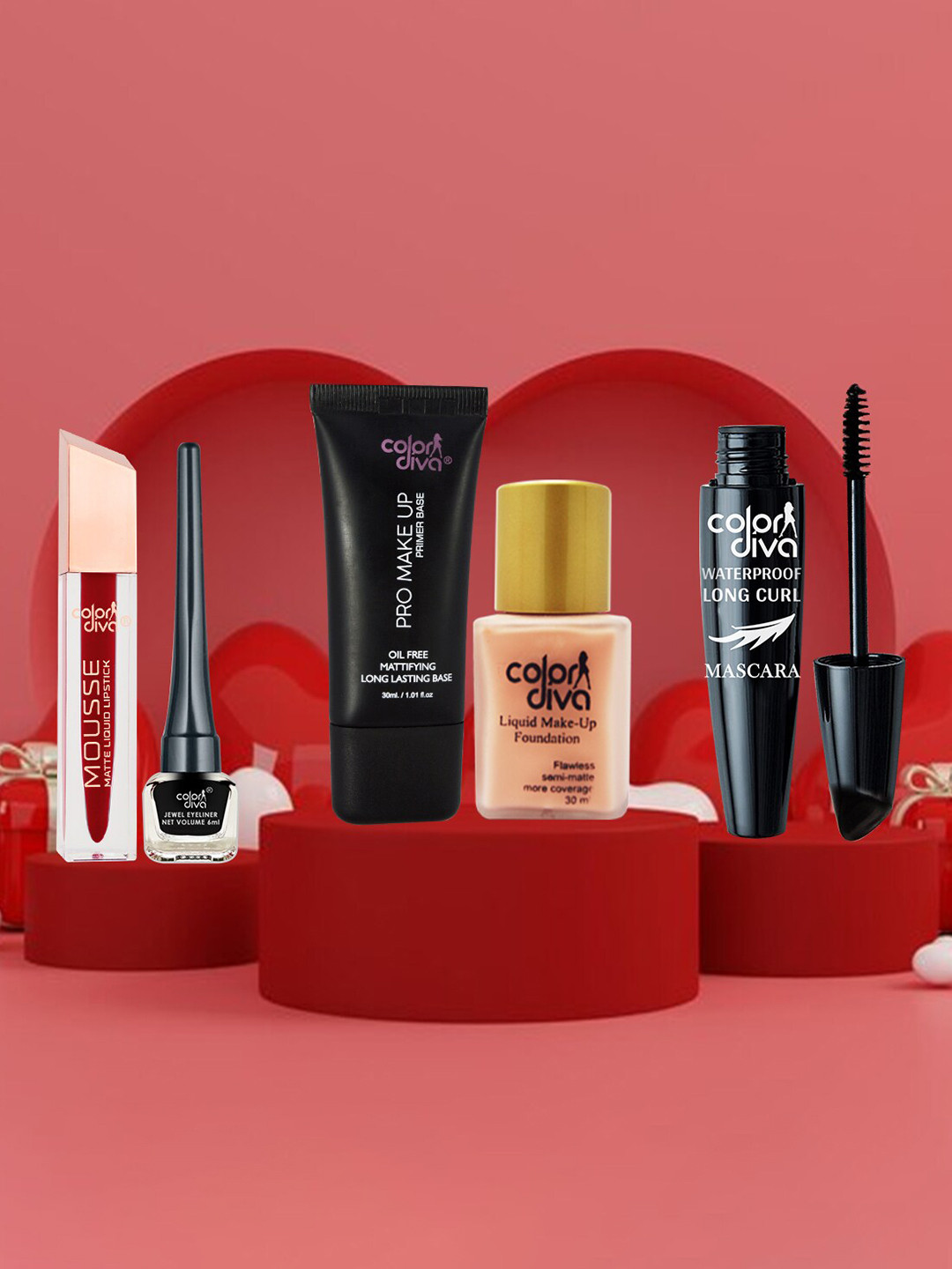 Adbeni Color Diva Set Of 5 Glamorous Makeup Combo - 014
