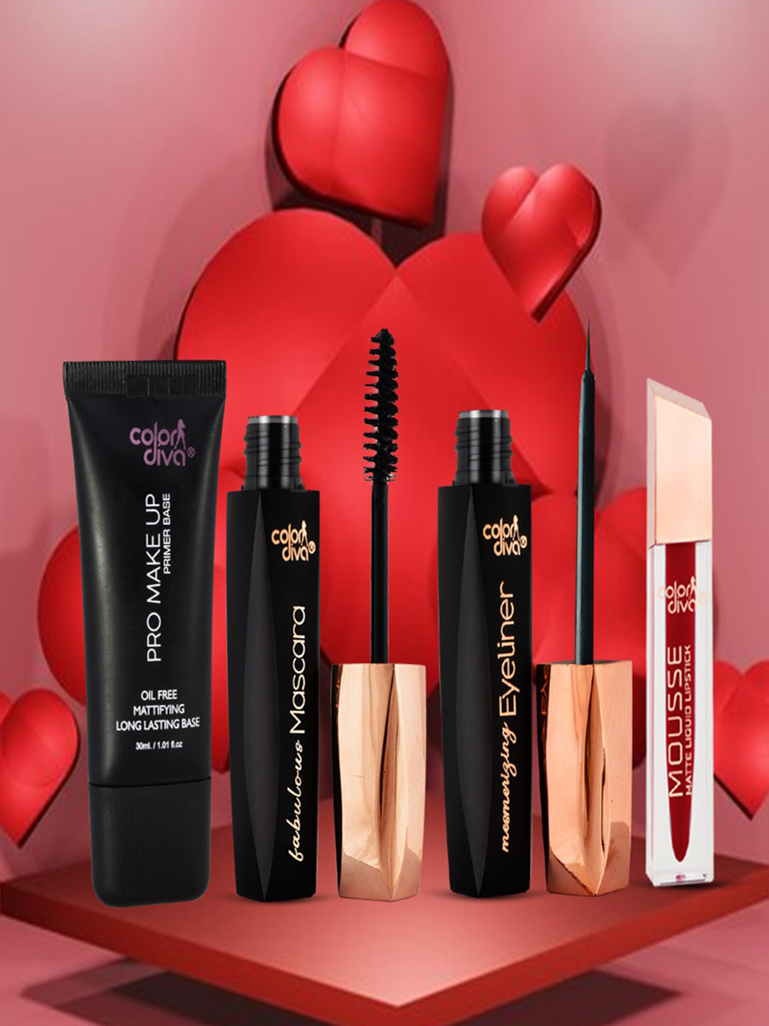 Adbeni Color Diva Set Of 4 Glamorous Makeup Combo - 011