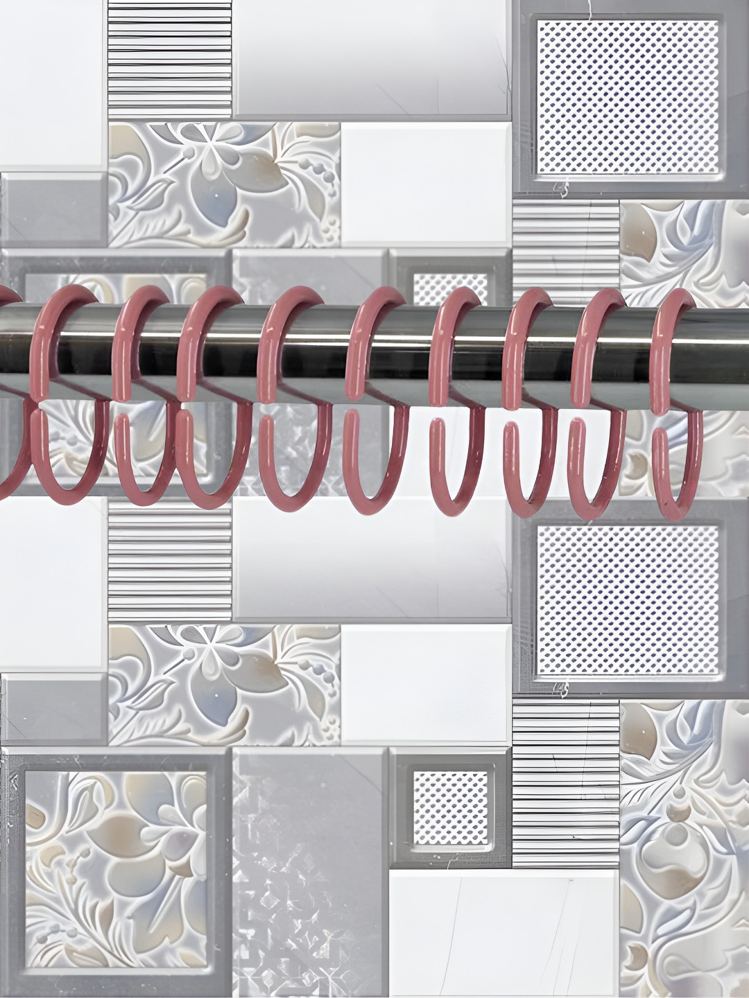 Kookee Brown 12 Pieces Curtain Hooks