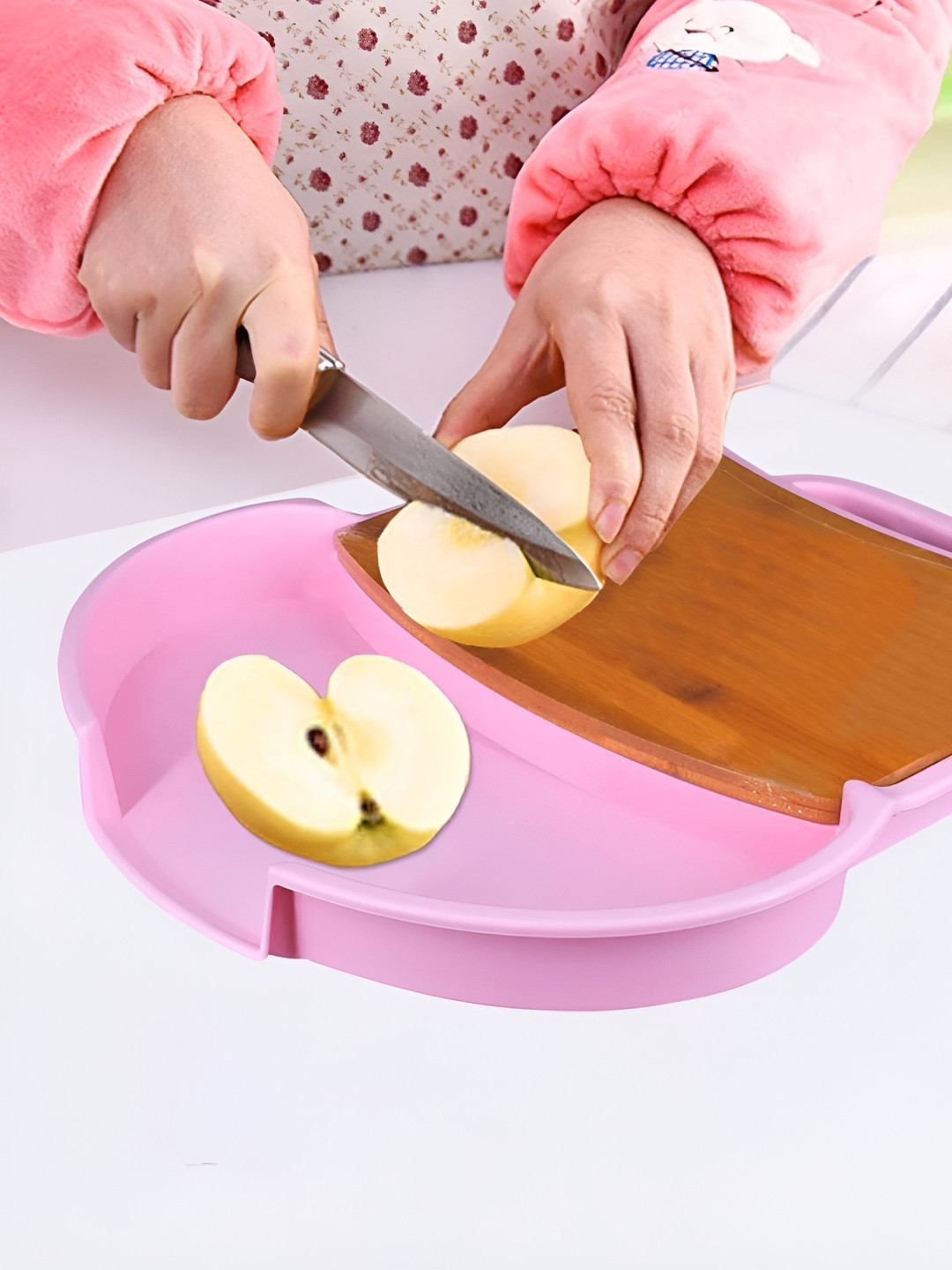 Kookee Pink Chop And Drop Chopping Board