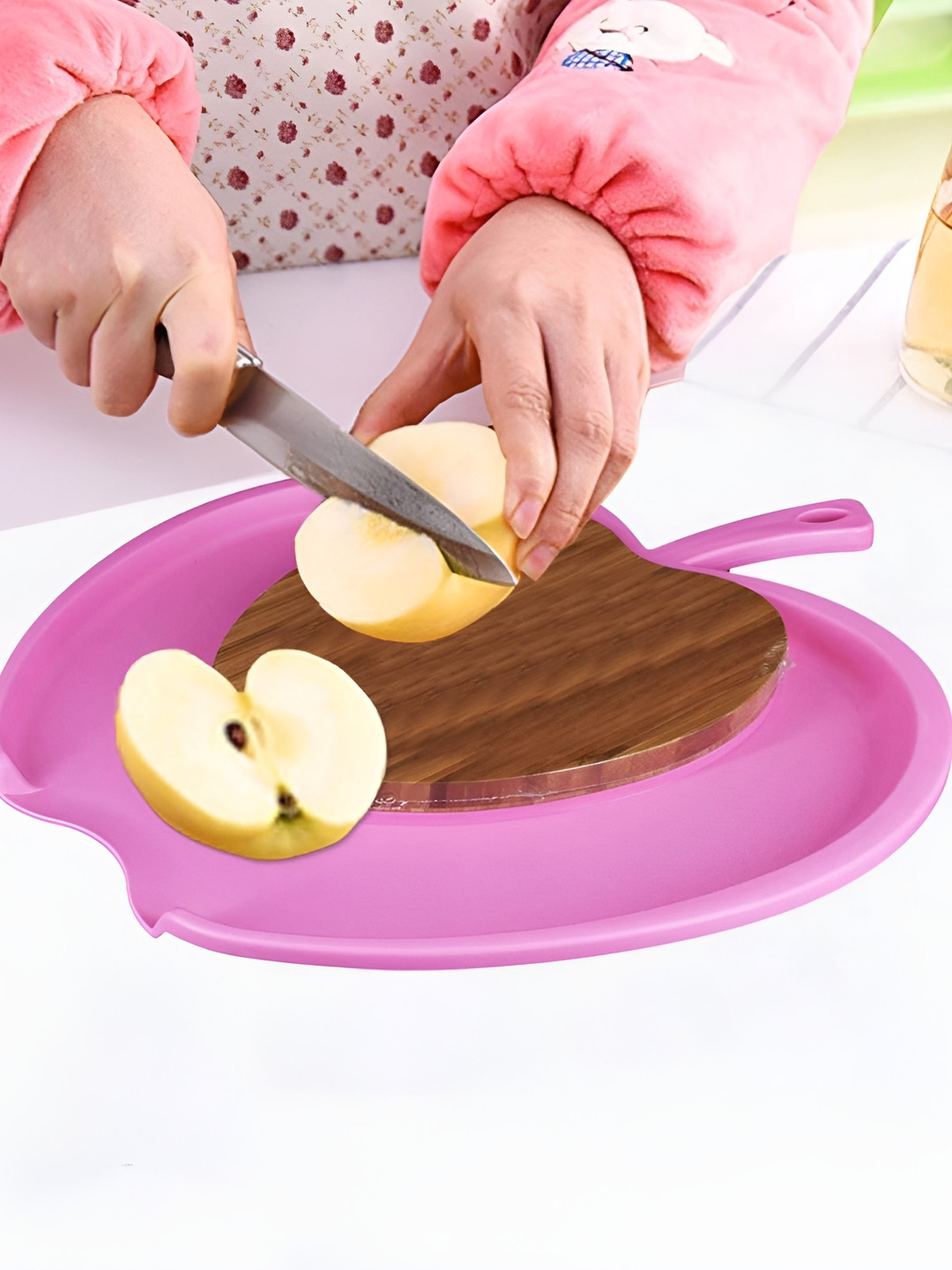 Kookee Pink Wooden Chopping Board