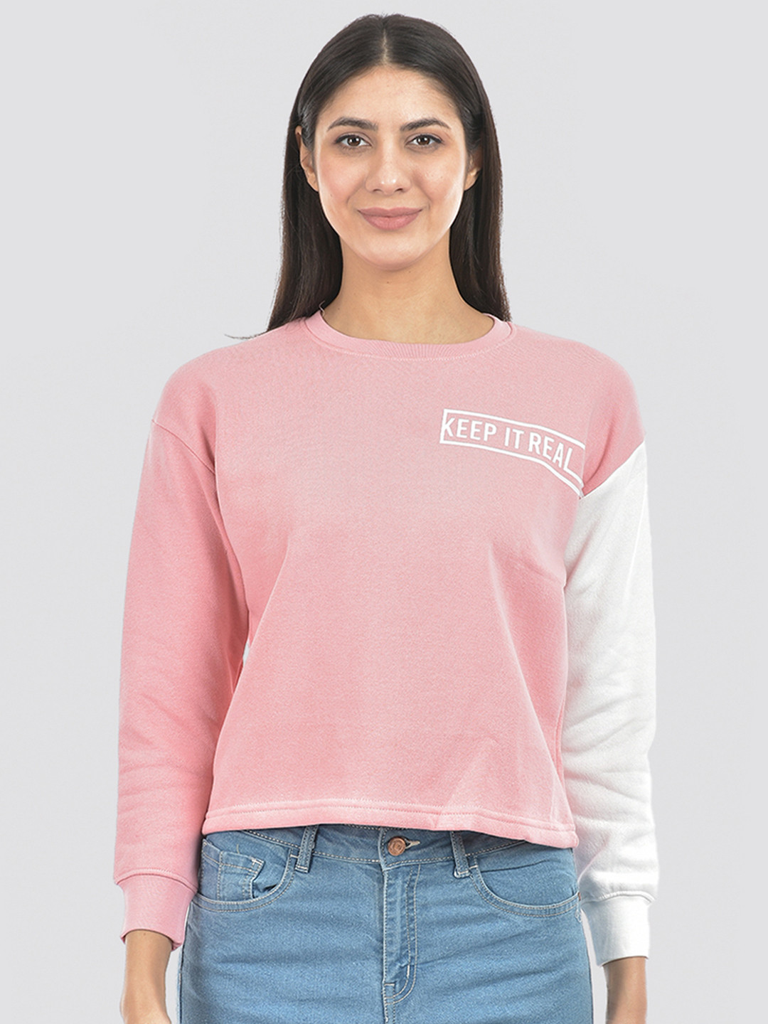 NNumero Uno Colourblocked Pullover Sweatshirt