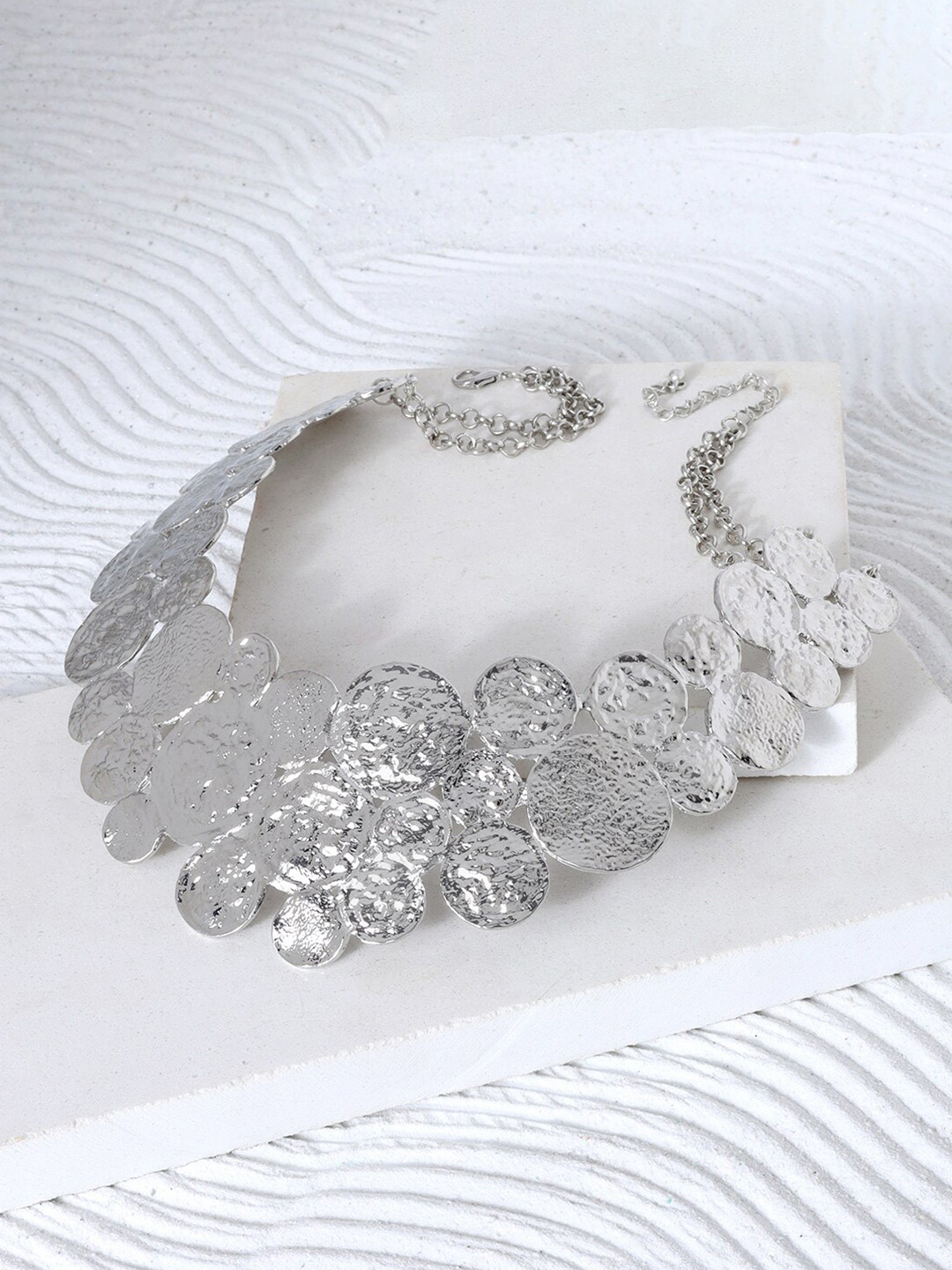 JOKER & WITCH Silver-Plated Elowen Statement Necklace