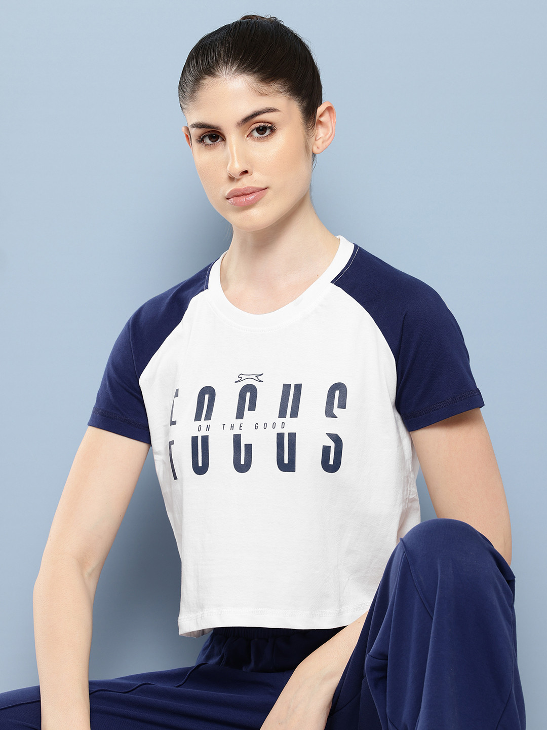 Slazenger Typography Pure Cotton Boxy T-shirt