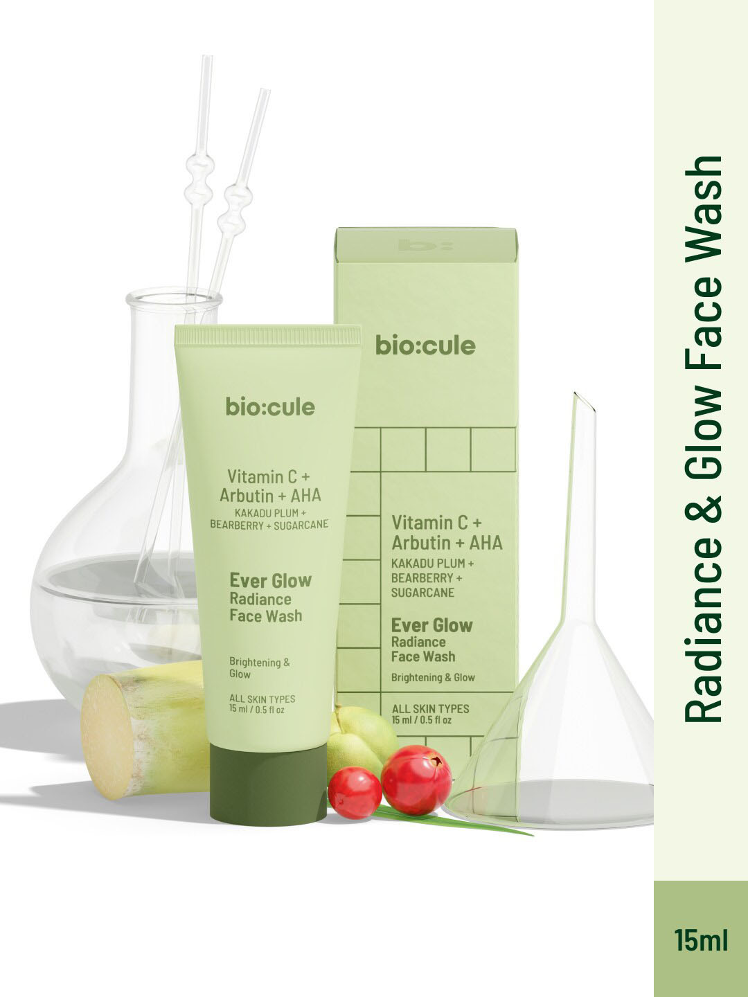 biocule Ever Glow Radiance Face Wash - 15ml