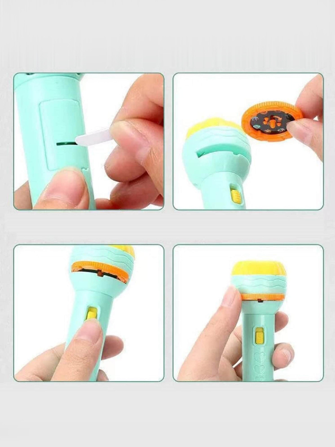 ADKD Projector Flashlight Torch with 6 Reels 48 Pattern