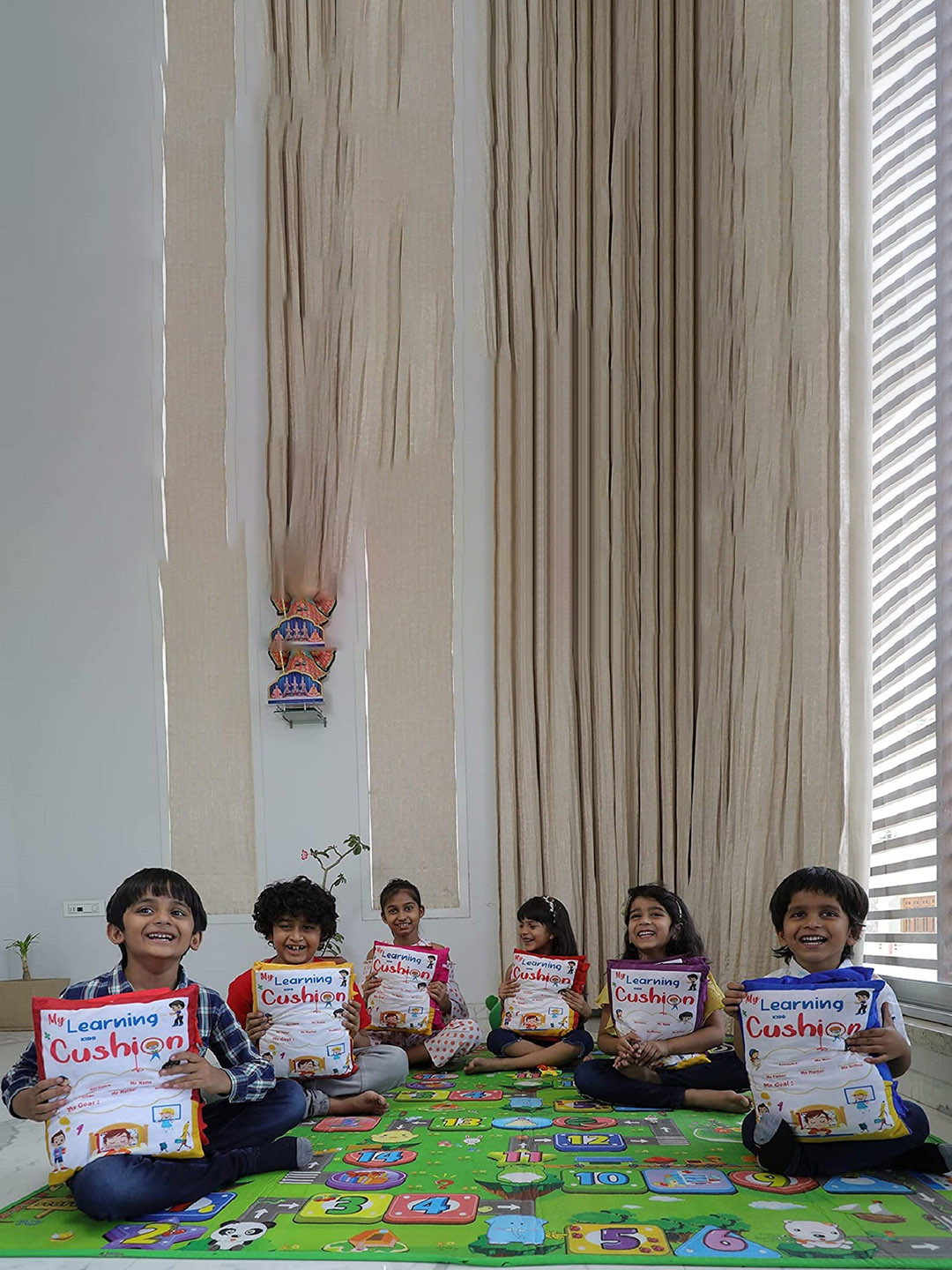 ADKD Kids Assorted Learning Pillow Cum Cloth Book