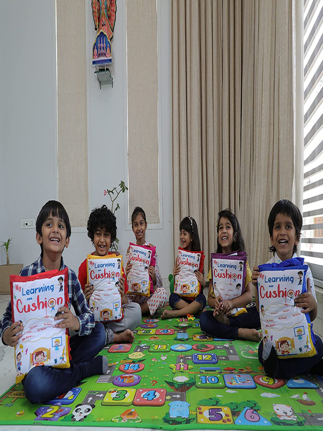 ADKD Kids Assorted Learning Pillow Cum Cloth Book