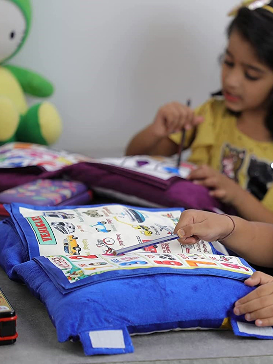 ADKD Kids Assorted Learning Pillow Cum Cloth Book