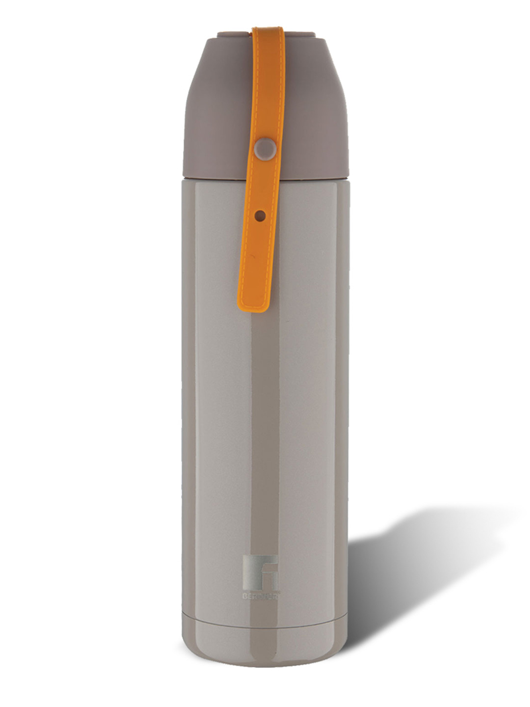 BERGNER Brown Solid Stainless Steel Double Wall Vacuum Flask - 500ml