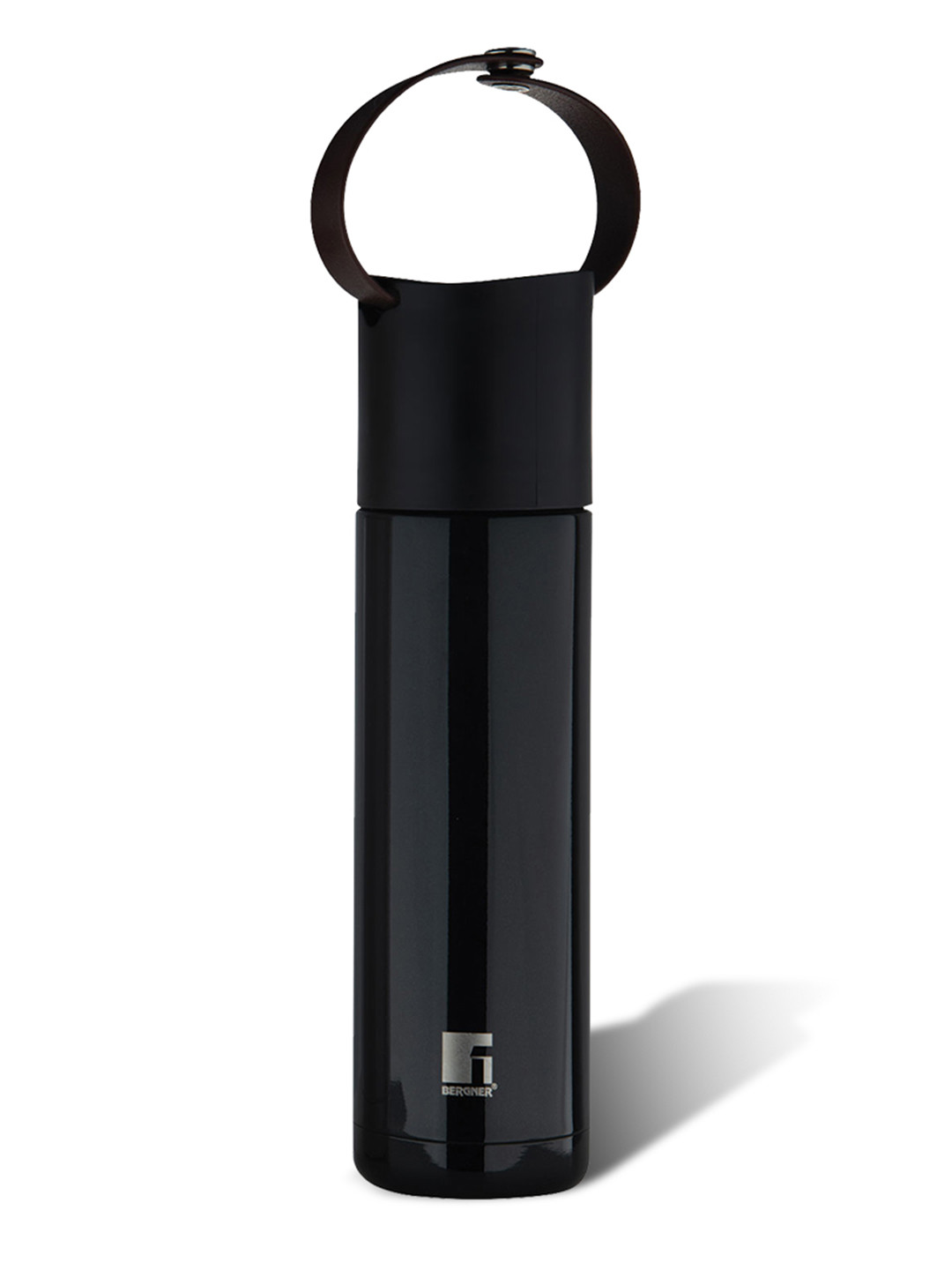 BERGNER Black Stainless Steel Single Wall Vacuum Flask - 500ml