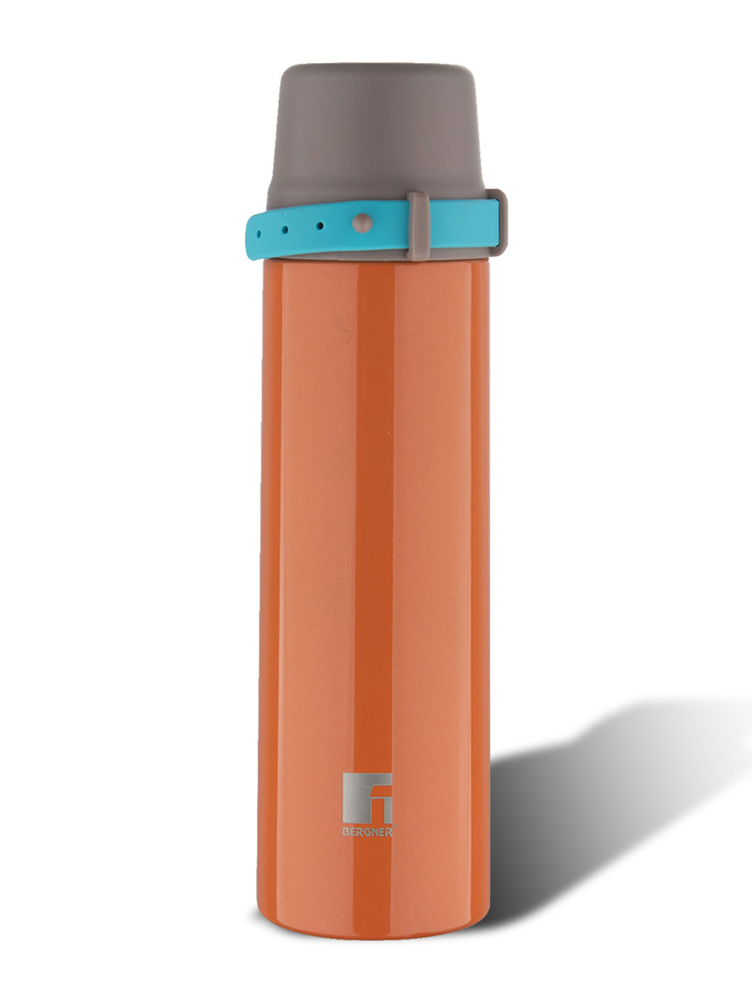 BERGNER Walking Orange Solid Stainless Steel Double Wall Vacuum Flask - 500ml