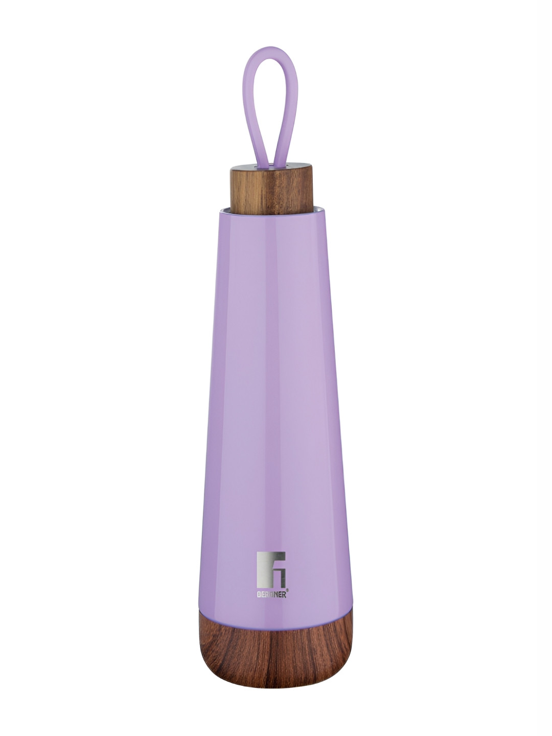 BERGNER Walking Purple Solid Stainless Steel Single Wall Vacuum Flask - 500ml
