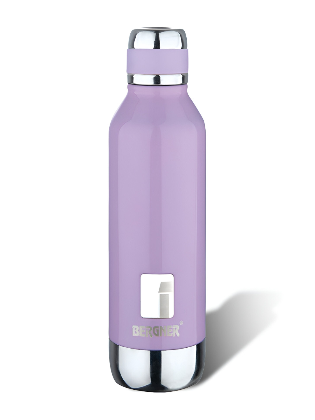 BERGNER Purple Solid Stainless Steel Spill Proof Flask - 500ml