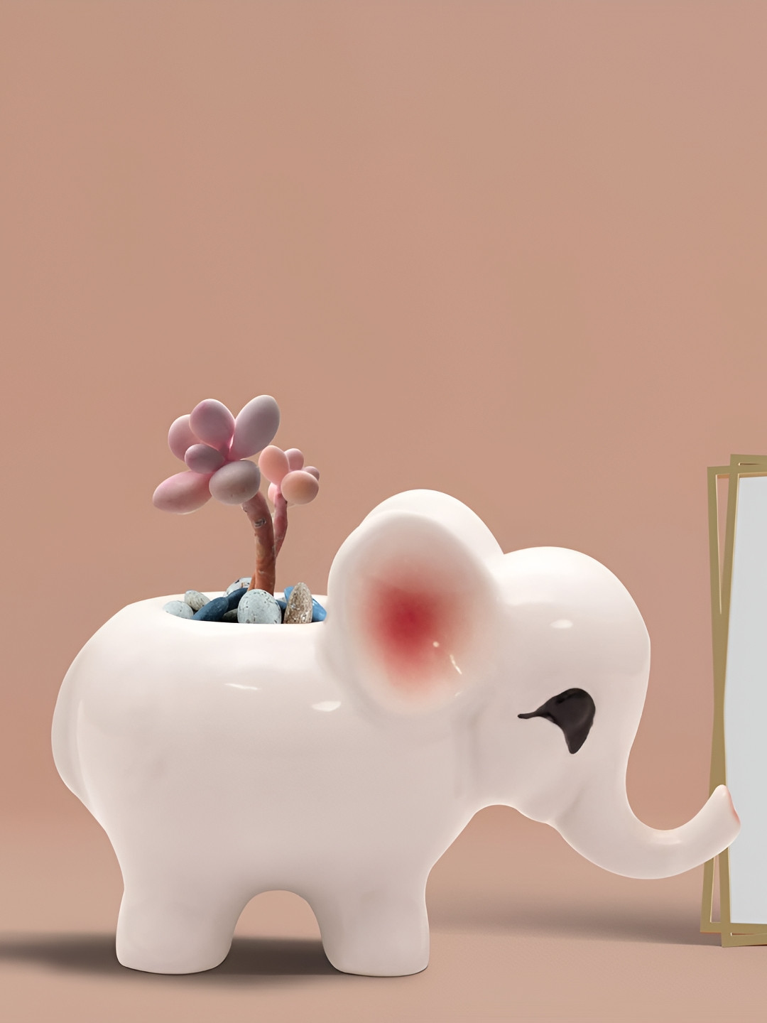 LASAKI White Ceramic Planters