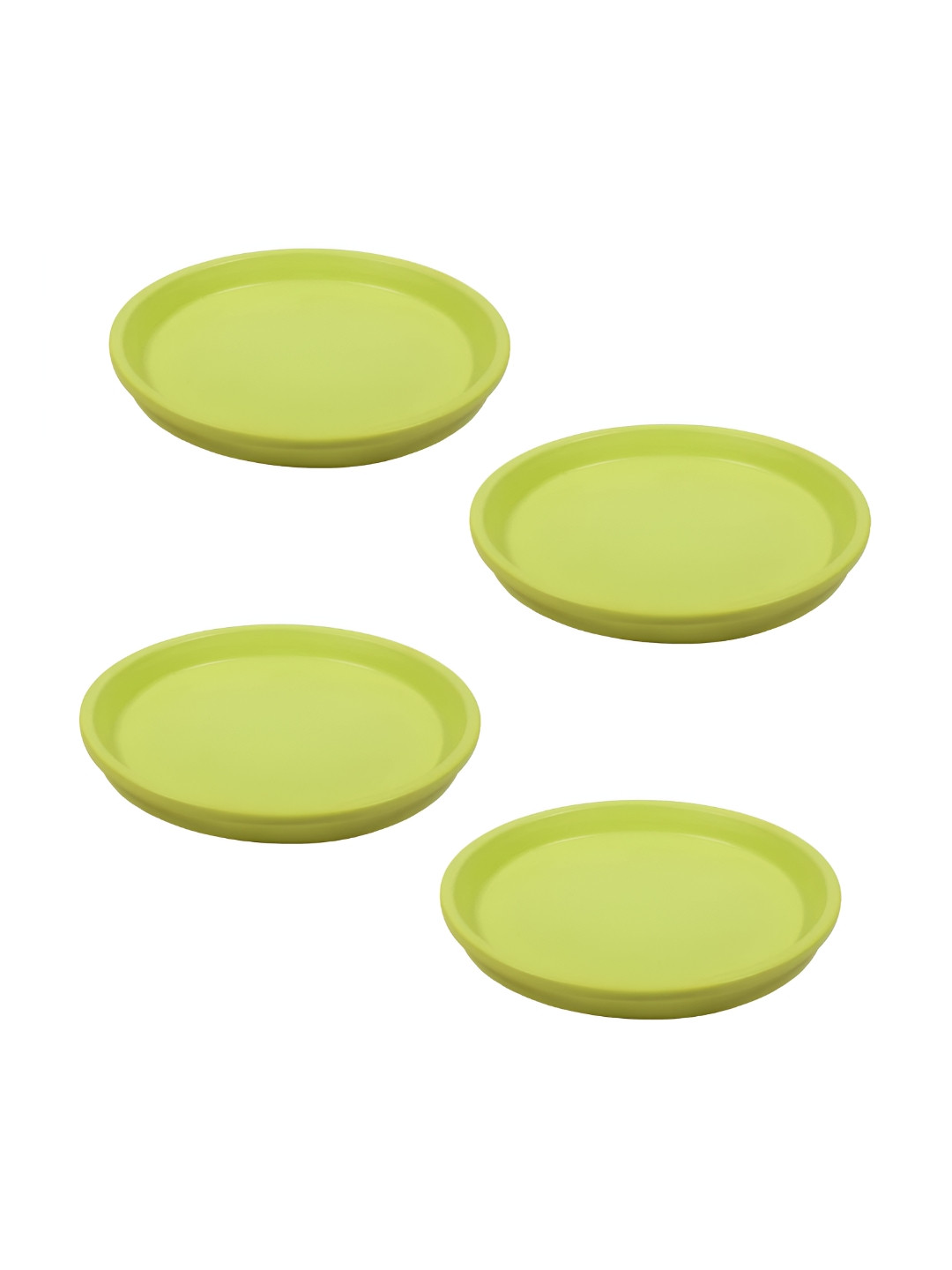 LASAKI Mint Green 4pcsCeramic Round Planters