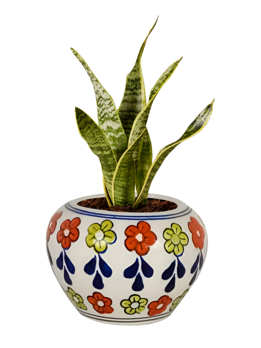 LASAKI Farrell Assorted Textured Ceramic Planter