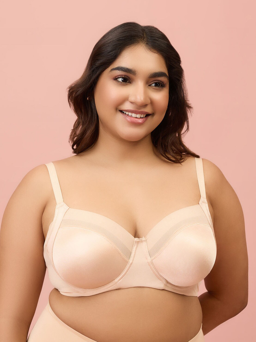 Nykd By Nykaa Infinity Edge Super Support Non Padded Wired Full Coverage Bra NYB150
